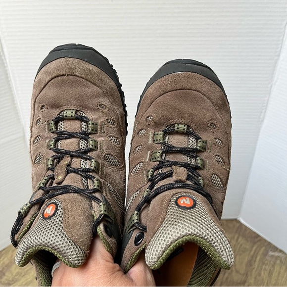Merrell Chameleon Arc Gore Tex XCR Brown Leather Hiking Shoes Size 7.5 - Picture 9 of 10